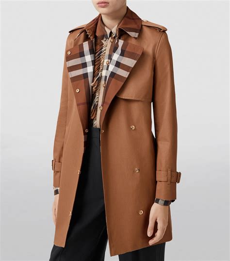 burberry cotton gabardine trench coat 2017|Burberry gabardine vintage check.